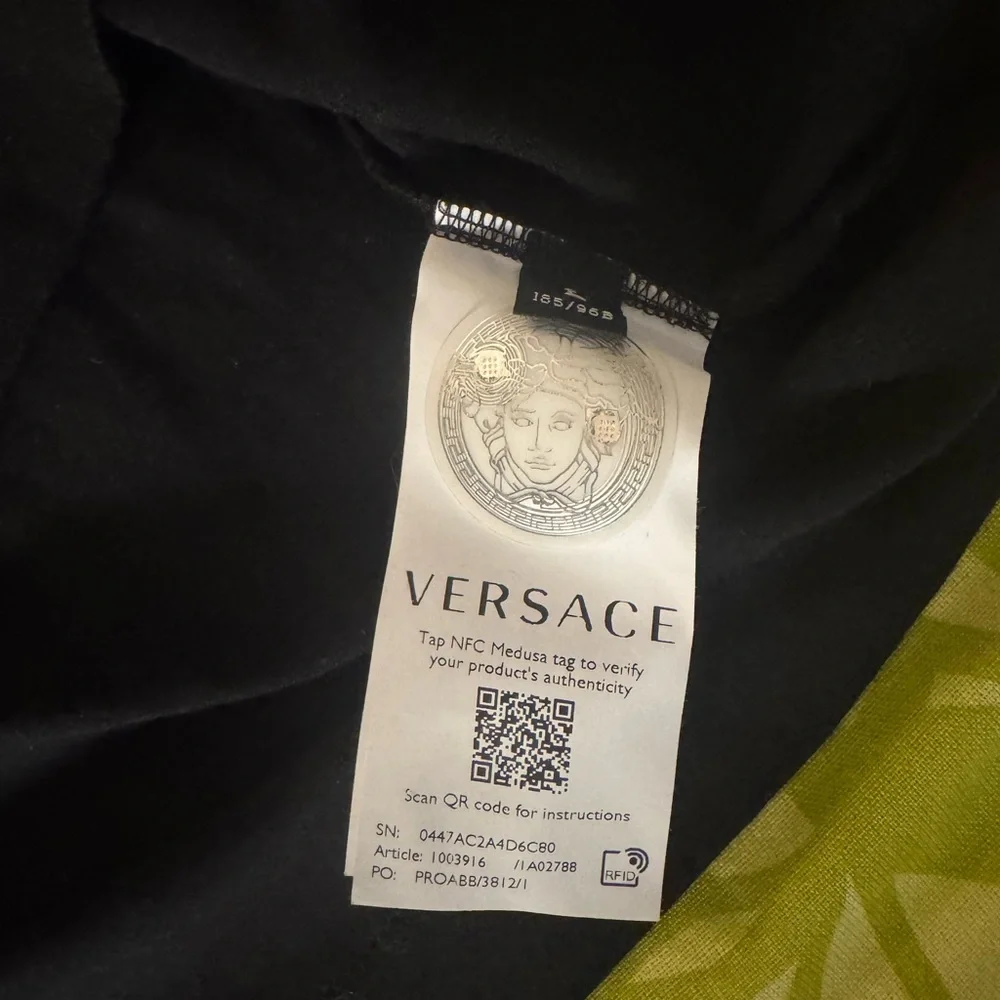 Versace Black Logo Crewneck Tee - Picture 4 of 5